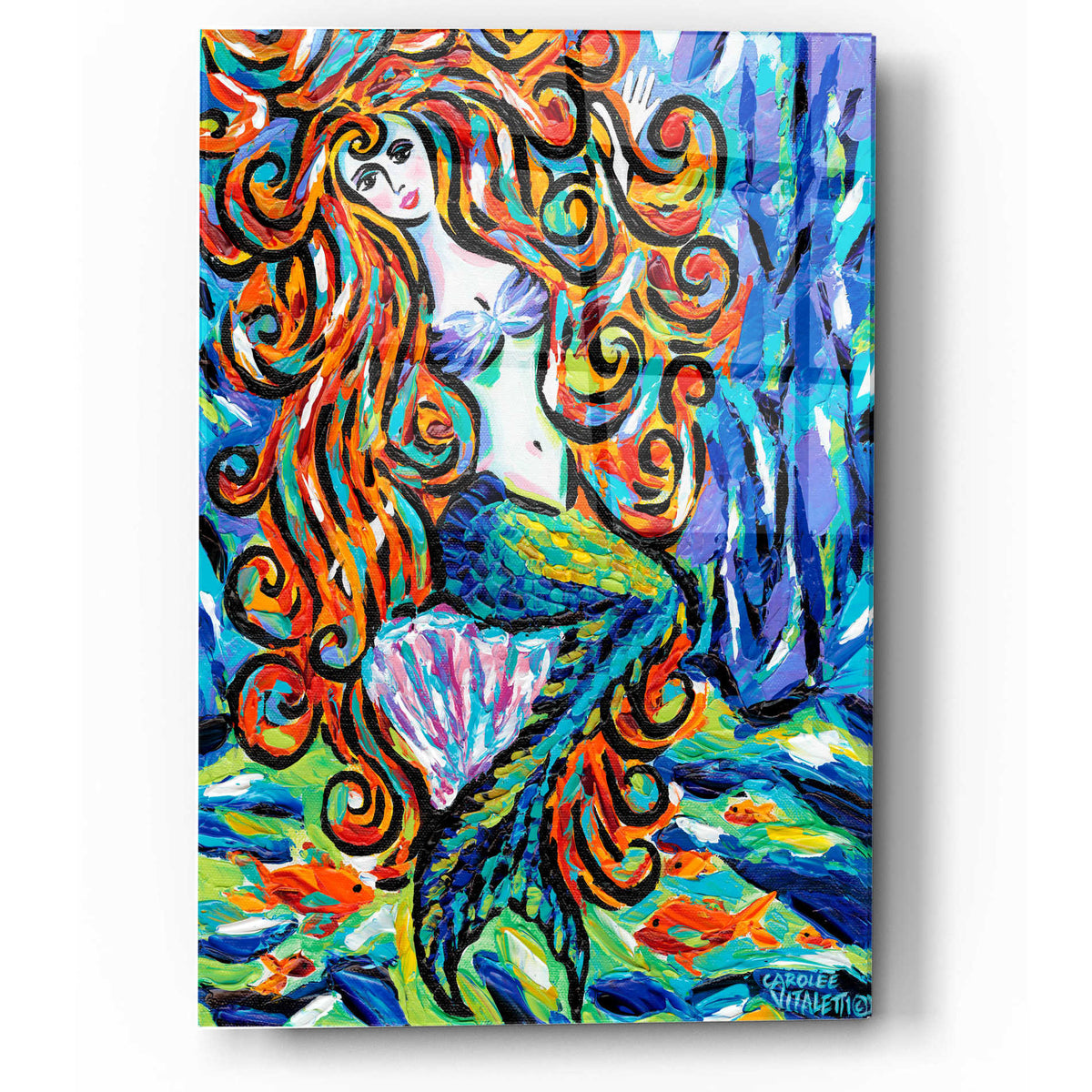 Epic Art 'Sunset Cruise I' by Carolee Vitaletti, Acrylic Glass Wall Art