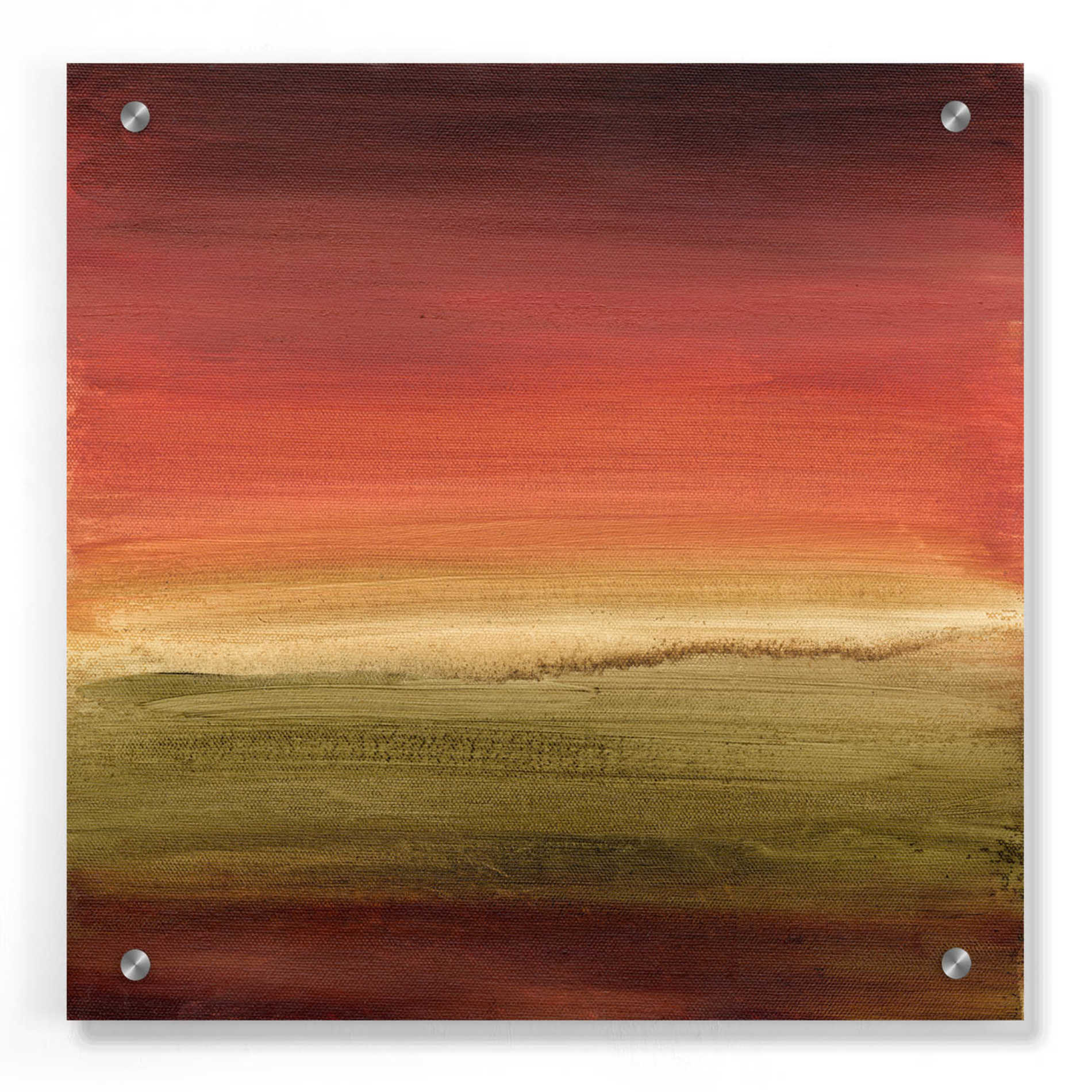 Epic Art 'Abstract Horizon I' by Ethan Harper, Acrylic Glass Wall Art,36x36
