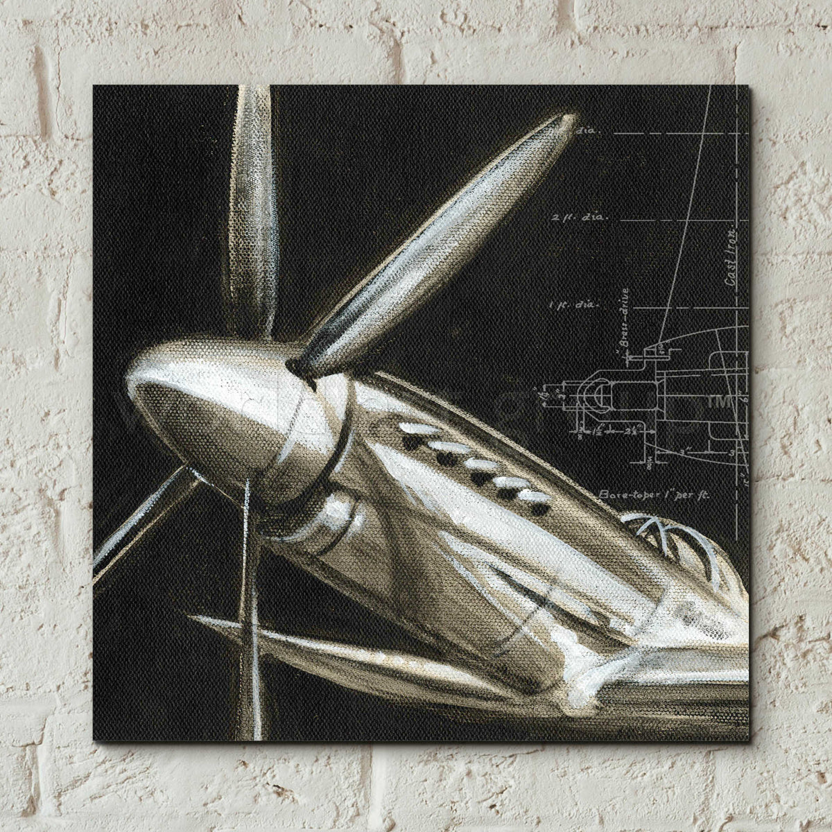 Epic Art 'Aerial Navigation II' by Ethan Harper, Acrylic Glass Wall Art,12x12