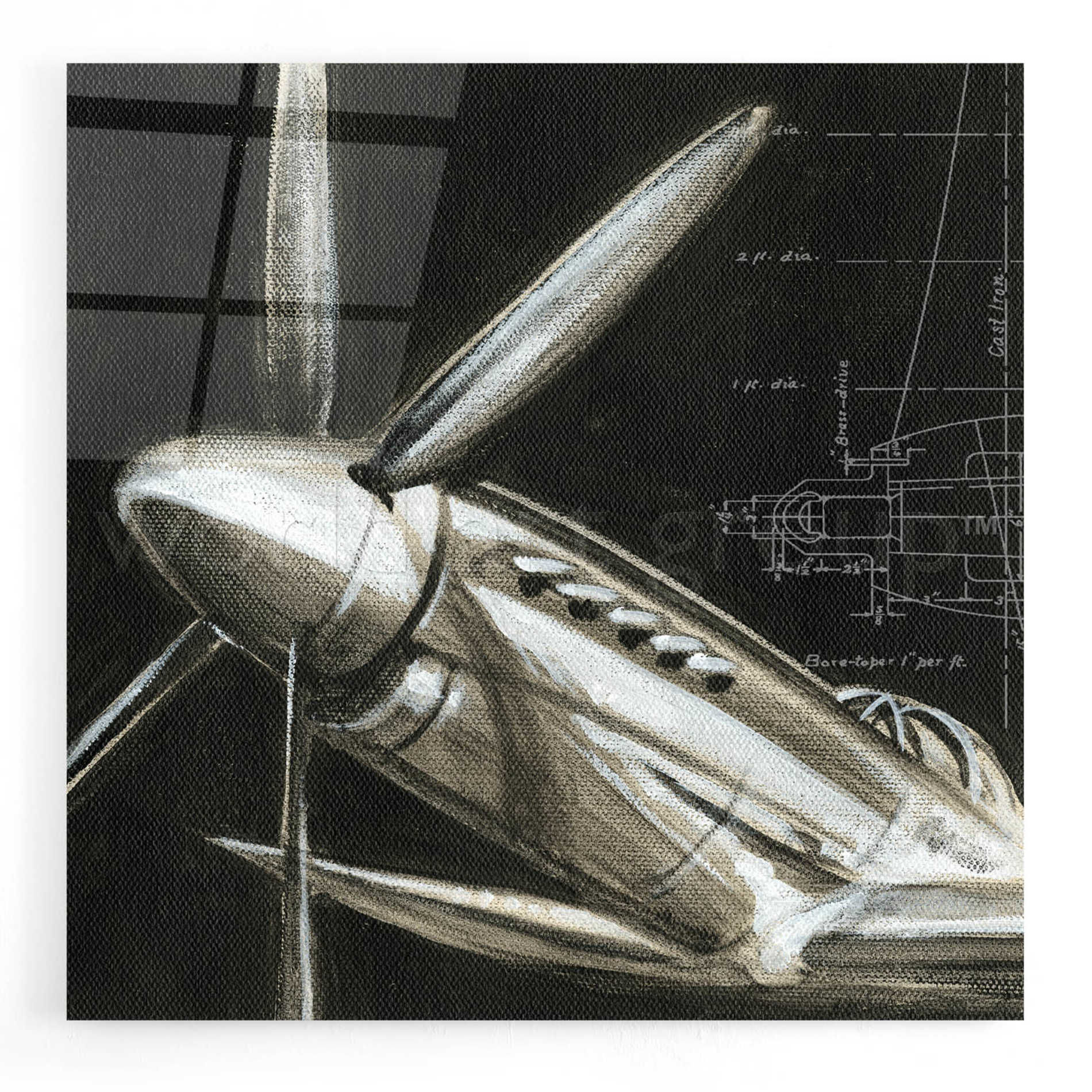 Epic Art 'Aerial Navigation II' by Ethan Harper, Acrylic Glass Wall Art