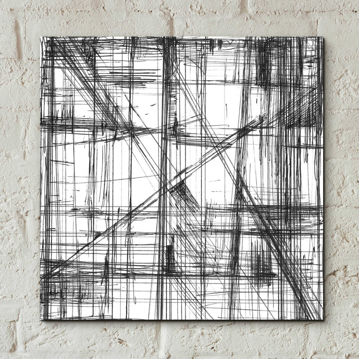 Epic Art 'Intersect II' by Ethan Harper, Acrylic Glass Wall Art,12x12