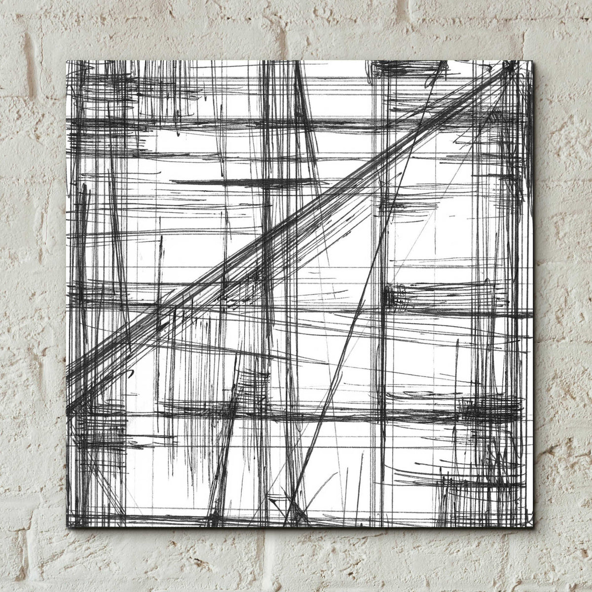 Epic Art 'Intersect I' by Ethan Harper, Acrylic Glass Wall Art,12x12