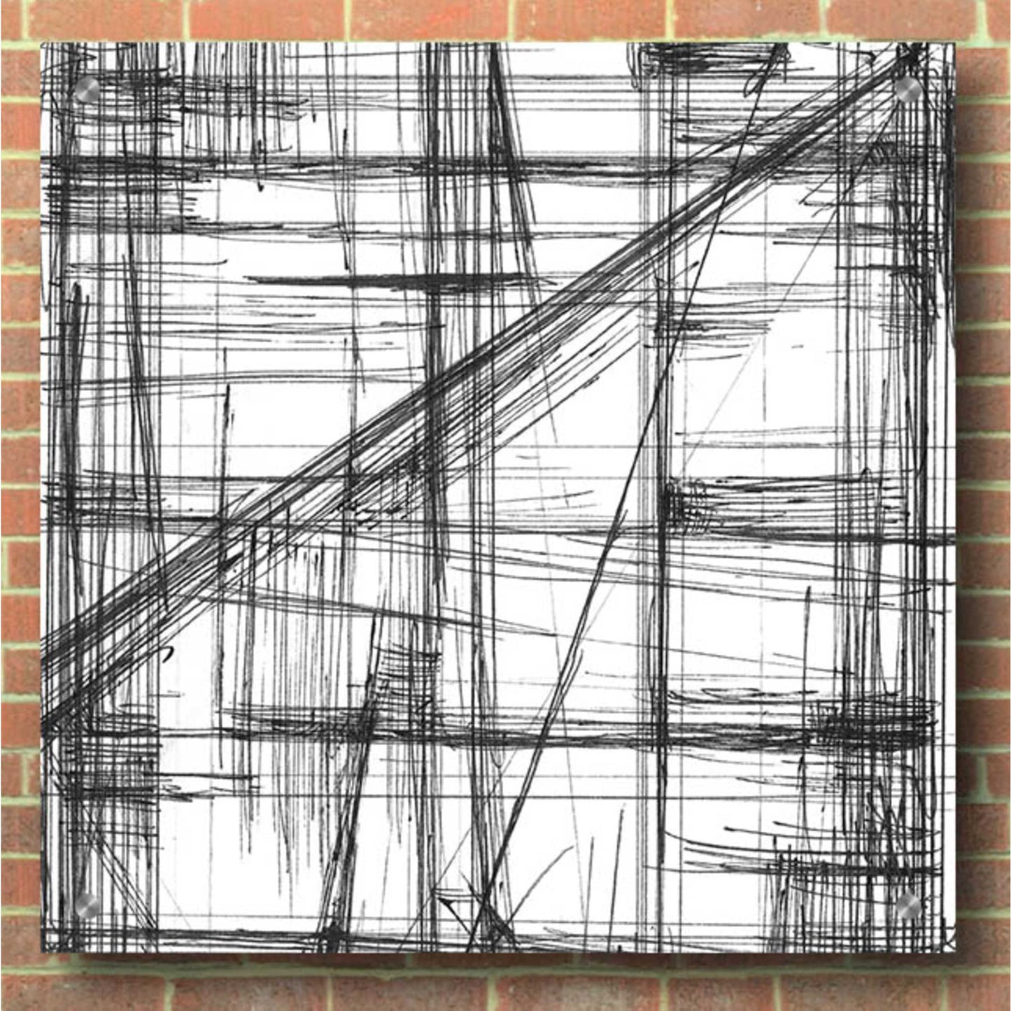 Epic Art 'Intersect I' by Ethan Harper, Acrylic Glass Wall Art,36x36