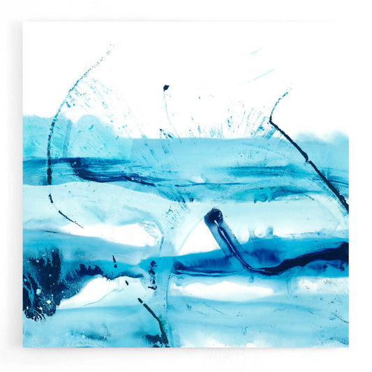 Epic Art 'Blue Currents III' by Ethan Harper, Acrylic Glass Wall Art