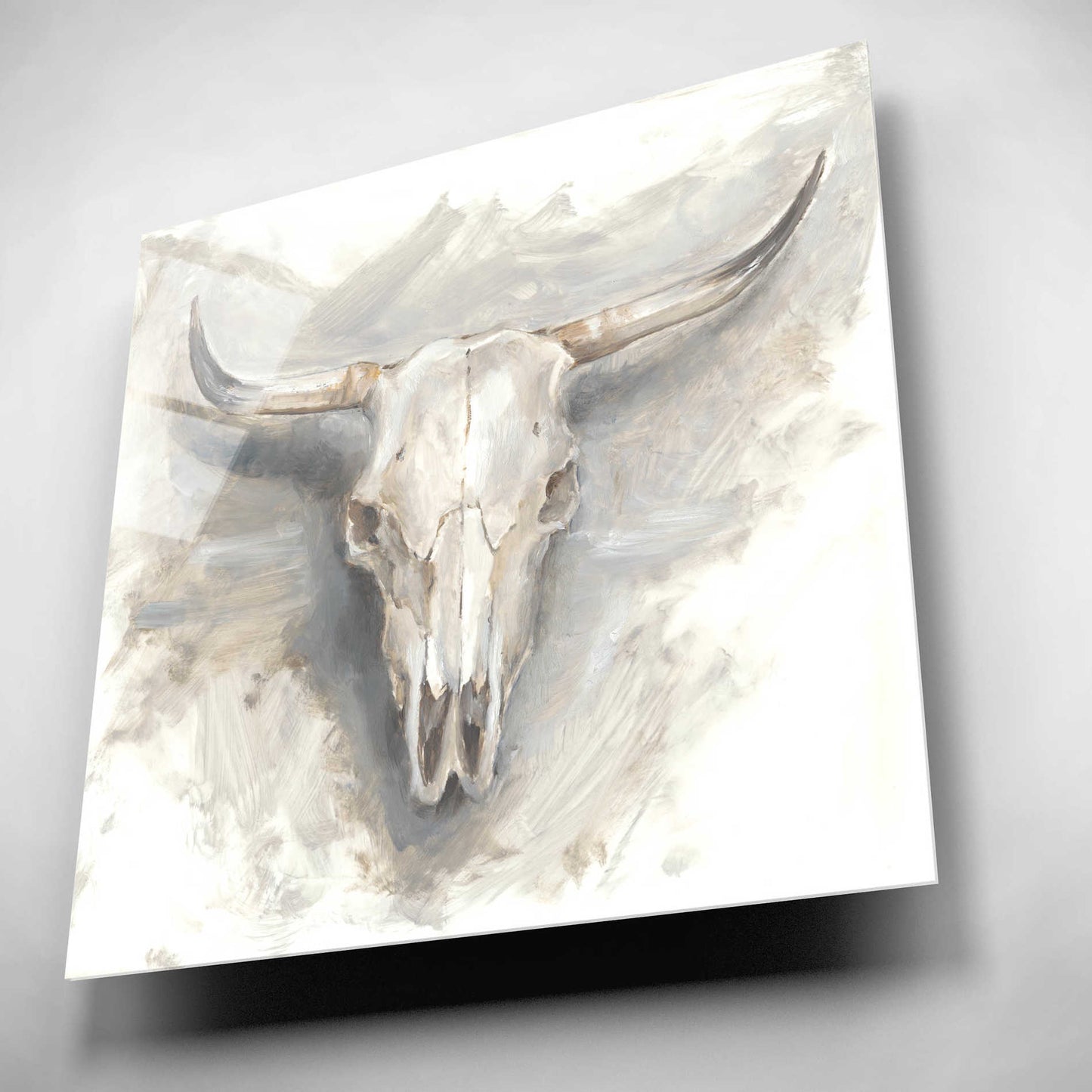 Epic Art 'Cattle Mount I' by Ethan Harper, Acrylic Glass Wall Art,12x12