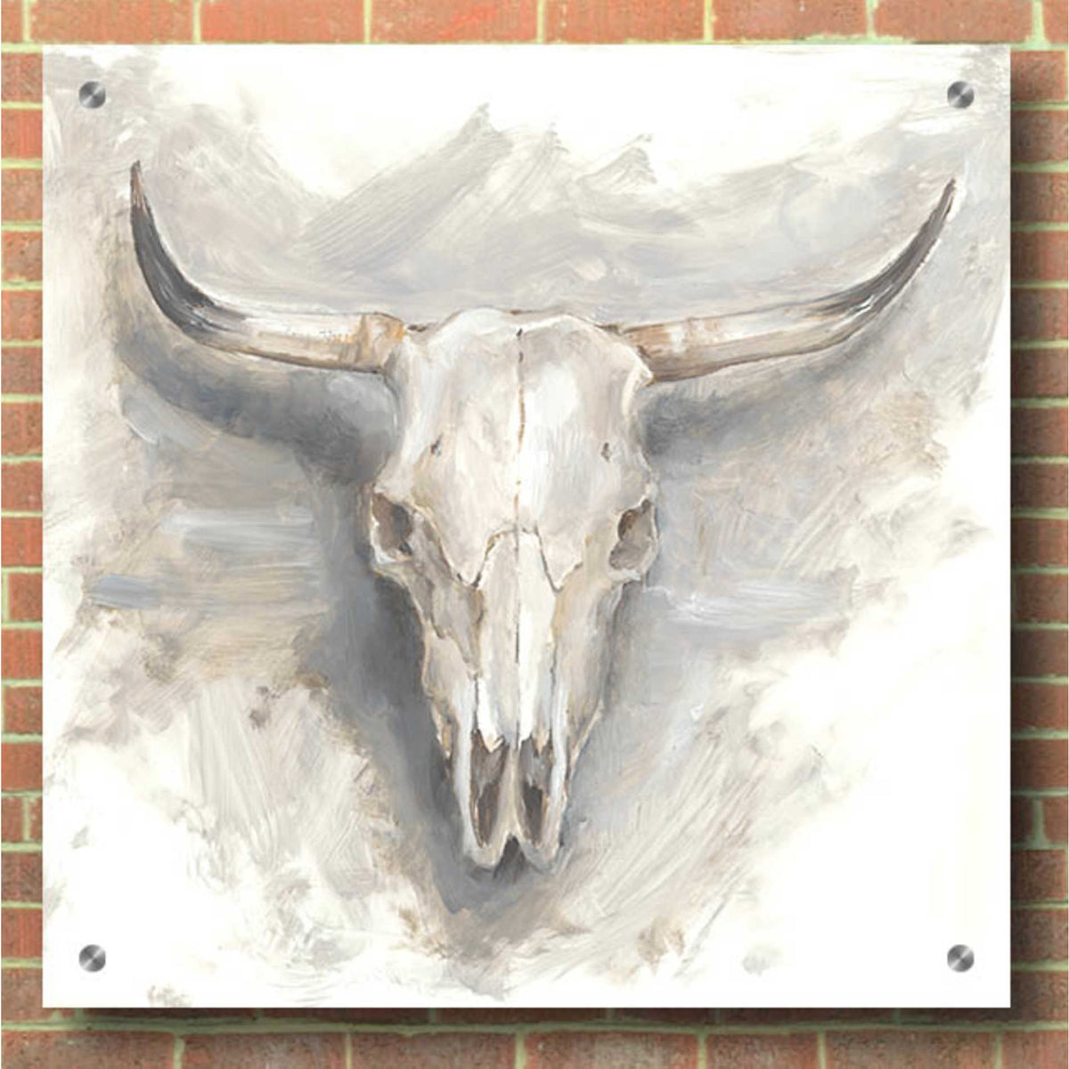 Epic Art 'Cattle Mount I' by Ethan Harper, Acrylic Glass Wall Art,36x36