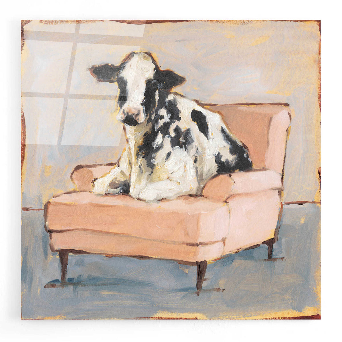 Epic Art 'Moo-ving In II' by Ethan Harper, Acrylic Glass Wall Art