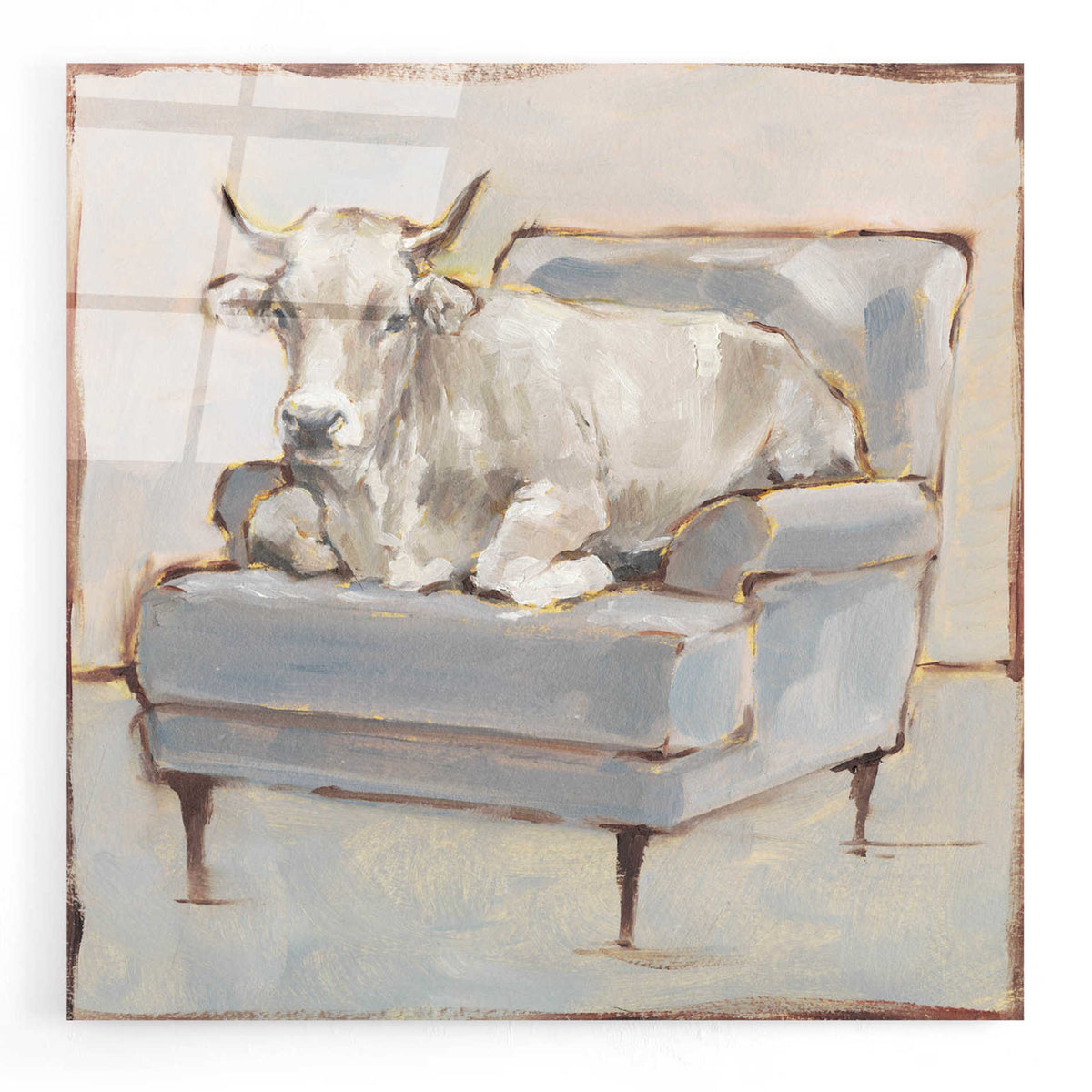 Epic Art 'Moo-ving In III' by Ethan Harper, Acrylic Glass Wall Art
