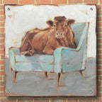 Epic Art 'Moo-ving In IV' by Ethan Harper, Acrylic Glass Wall Art,36x36