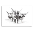 Epic Art 'Contemporary Cattle I' by Ethan Harper, Acrylic Glass Wall Art