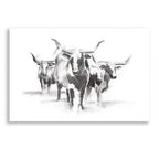 Epic Art 'Contemporary Cattle I' by Ethan Harper, Acrylic Glass Wall Art