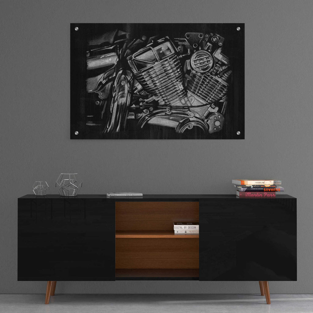 Epic Art 'Polished Chrome I' by Ethan Harper, Acrylic Glass Wall Art,36x24