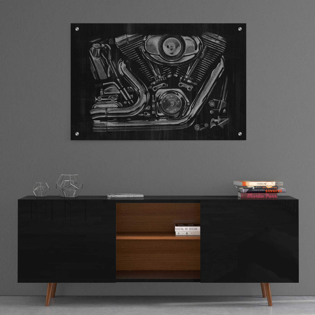 Epic Art 'Polished Chrome II' by Ethan Harper, Acrylic Glass Wall Art,36x24