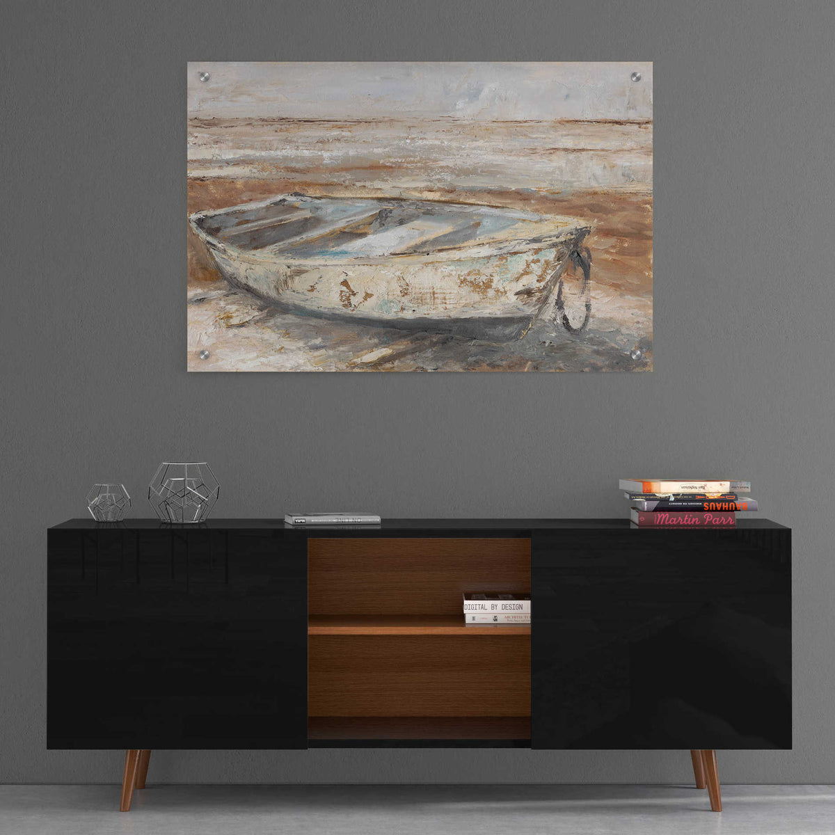 Epic Art 'Weathered Rowboat I' by Ethan Harper, Acrylic Glass Wall Art,36x24