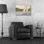 Epic Art 'Off the Coast II' by Ethan Harper, Acrylic Glass Wall Art,24x16