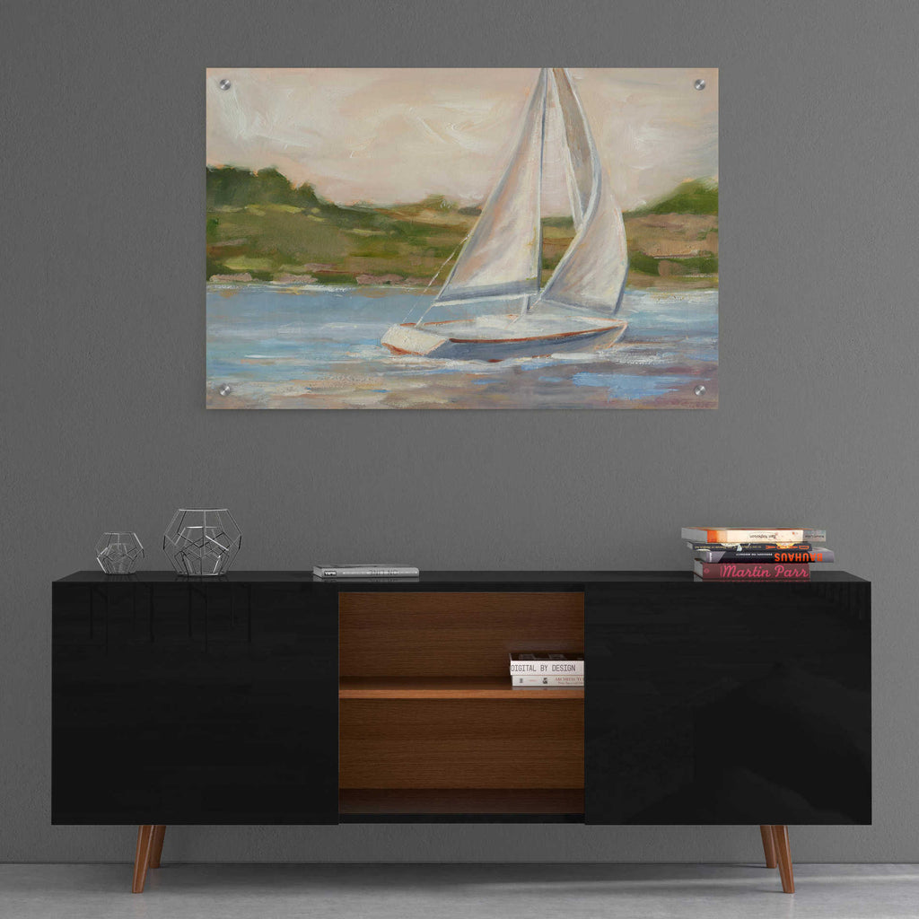 Epic Art 'Off the Coast II' by Ethan Harper, Acrylic Glass Wall Art,36x24