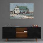 Epic Art 'Plein Air Barn II' by Ethan Harper, Acrylic Glass Wall Art,36x24
