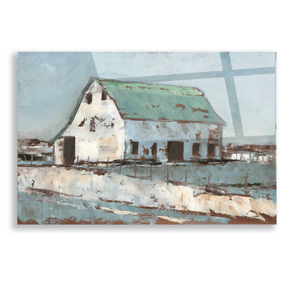 Epic Art 'Plein Air Barn II' by Ethan Harper, Acrylic Glass Wall Art