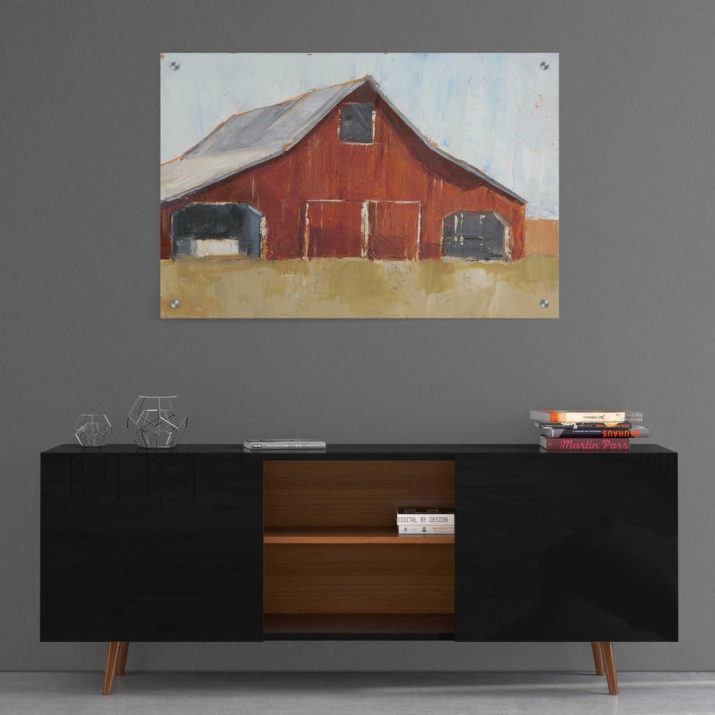 Epic Art 'Rustic Red Barn I' by Ethan Harper, Acrylic Glass Wall Art,36x24