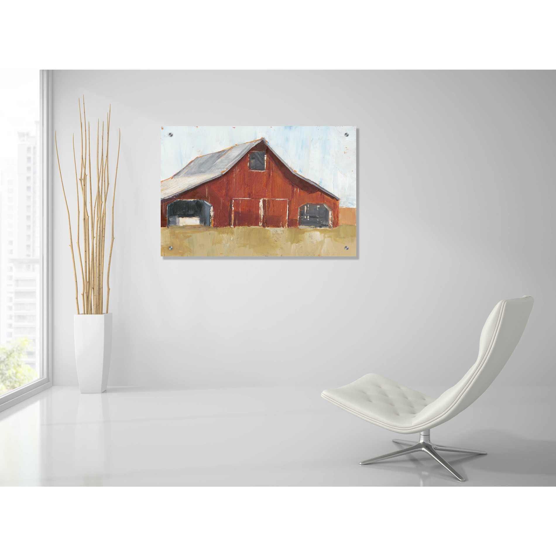Epic Art 'Rustic Red Barn I' by Ethan Harper, Acrylic Glass Wall Art,36x24