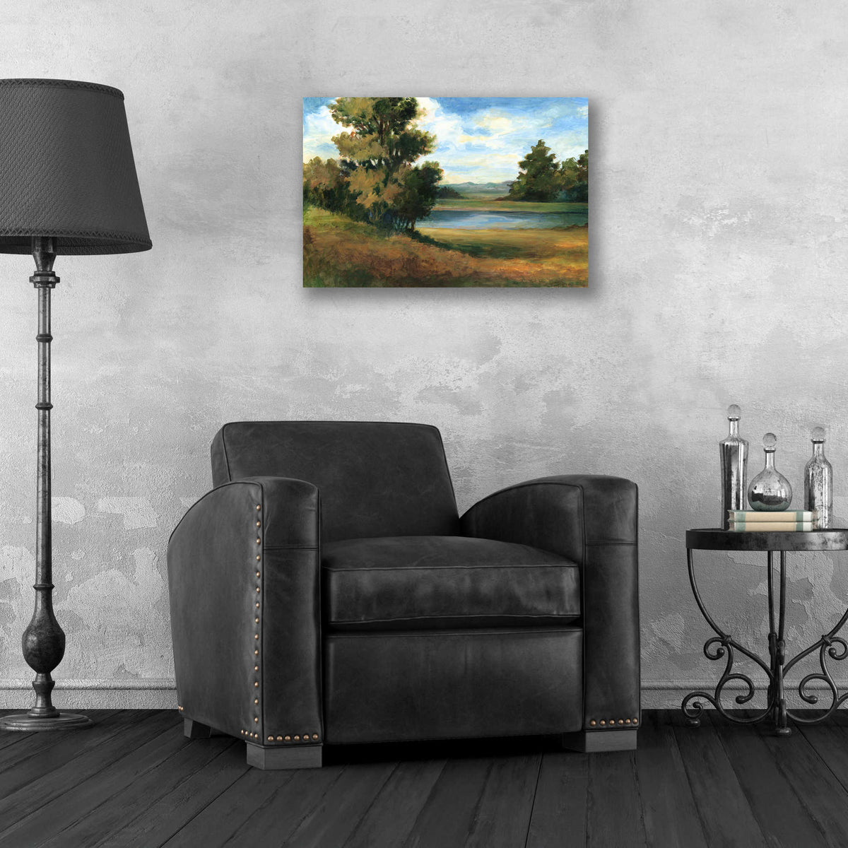Epic Art 'Auburn Meadow' by Ethan Harper, Acrylic Glass Wall Art,24x16