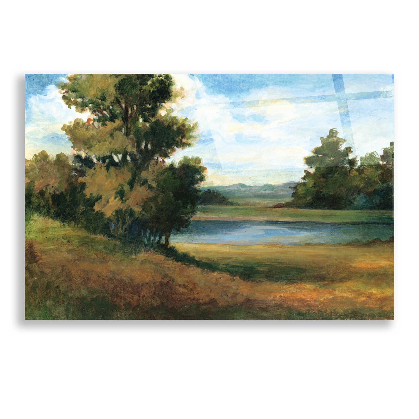 Epic Art 'Auburn Meadow' by Ethan Harper, Acrylic Glass Wall Art,24x16