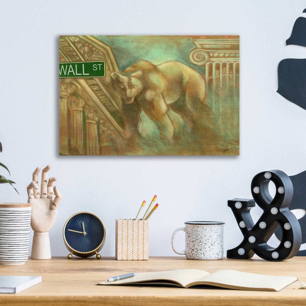 Epic Art 'Bear Market' by Ethan Harper, Acrylic Glass Wall Art,16x12
