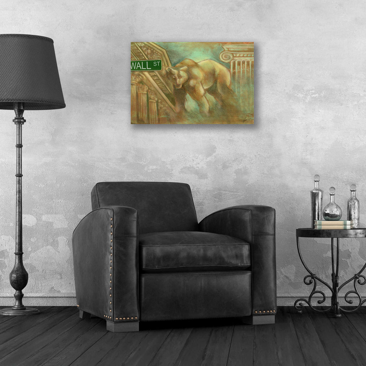 Epic Art 'Bear Market' by Ethan Harper, Acrylic Glass Wall Art,24x16