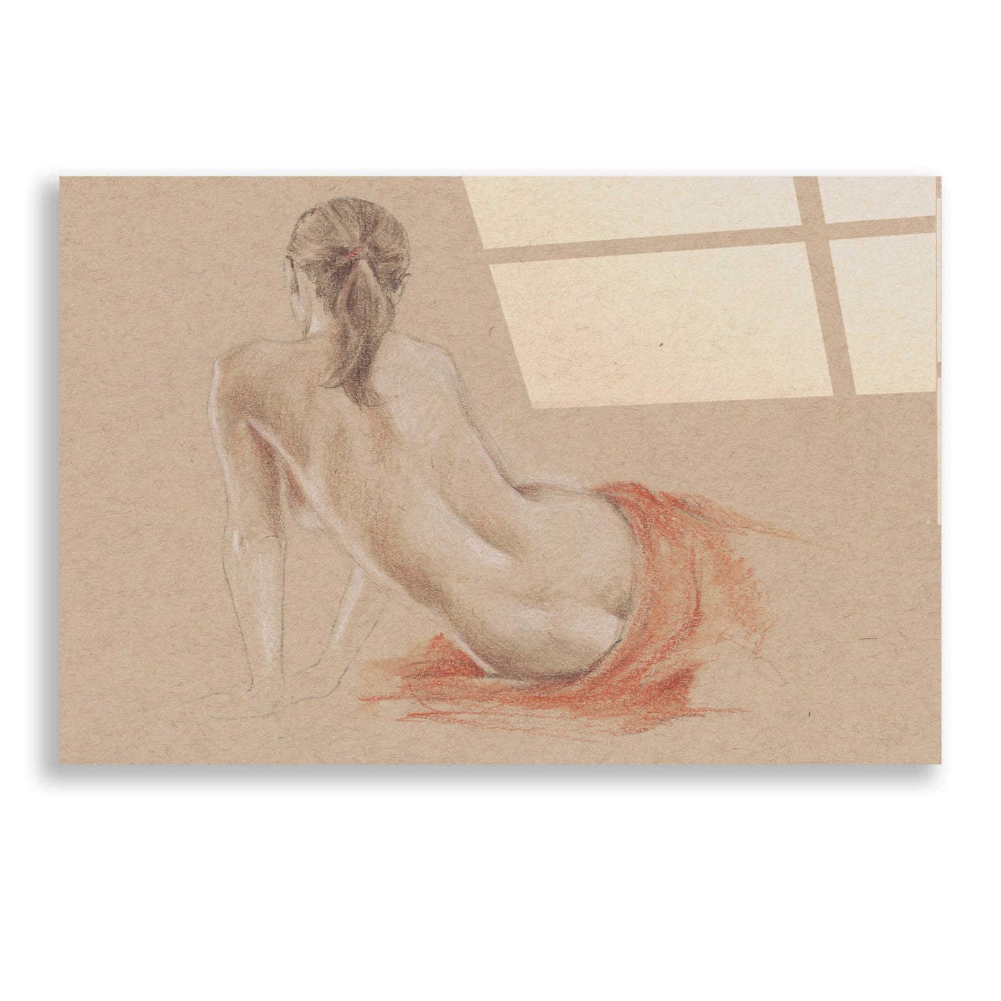 Epic Art 'Classical Figure Study II' by Ethan Harper, Acrylic Glass Wall Art,24x16