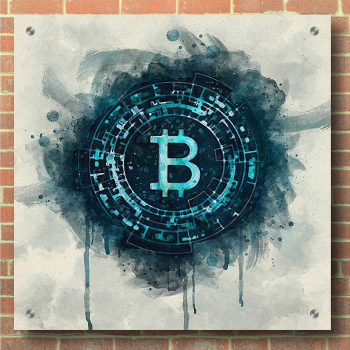 Epic Art 'Bitcoin Era' by Surma and Guillen, Acrylic Glass Wall Art,36x36