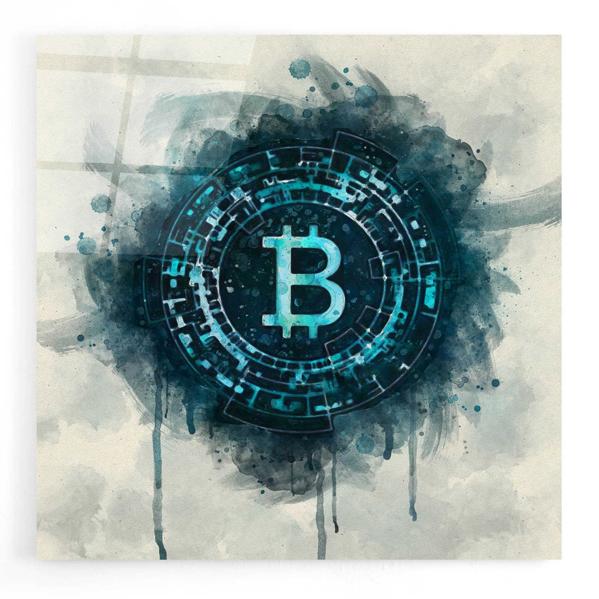 Epic Art 'Bitcoin Era' by Surma and Guillen, Acrylic Glass Wall Art