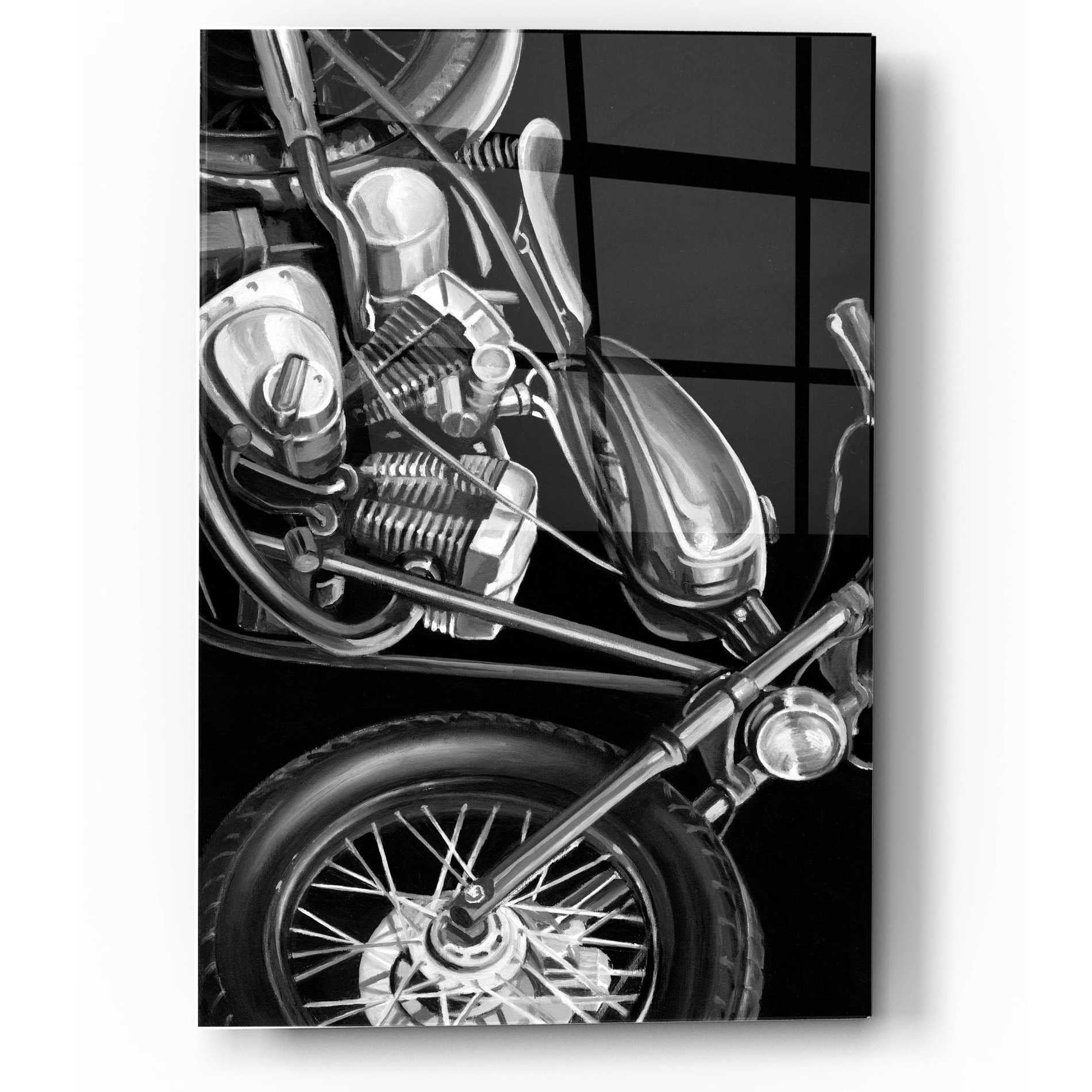 Epic Art 'Vintage Motorcycle I' by Ethan Harper, Acrylic Glass Wall Art,12x16