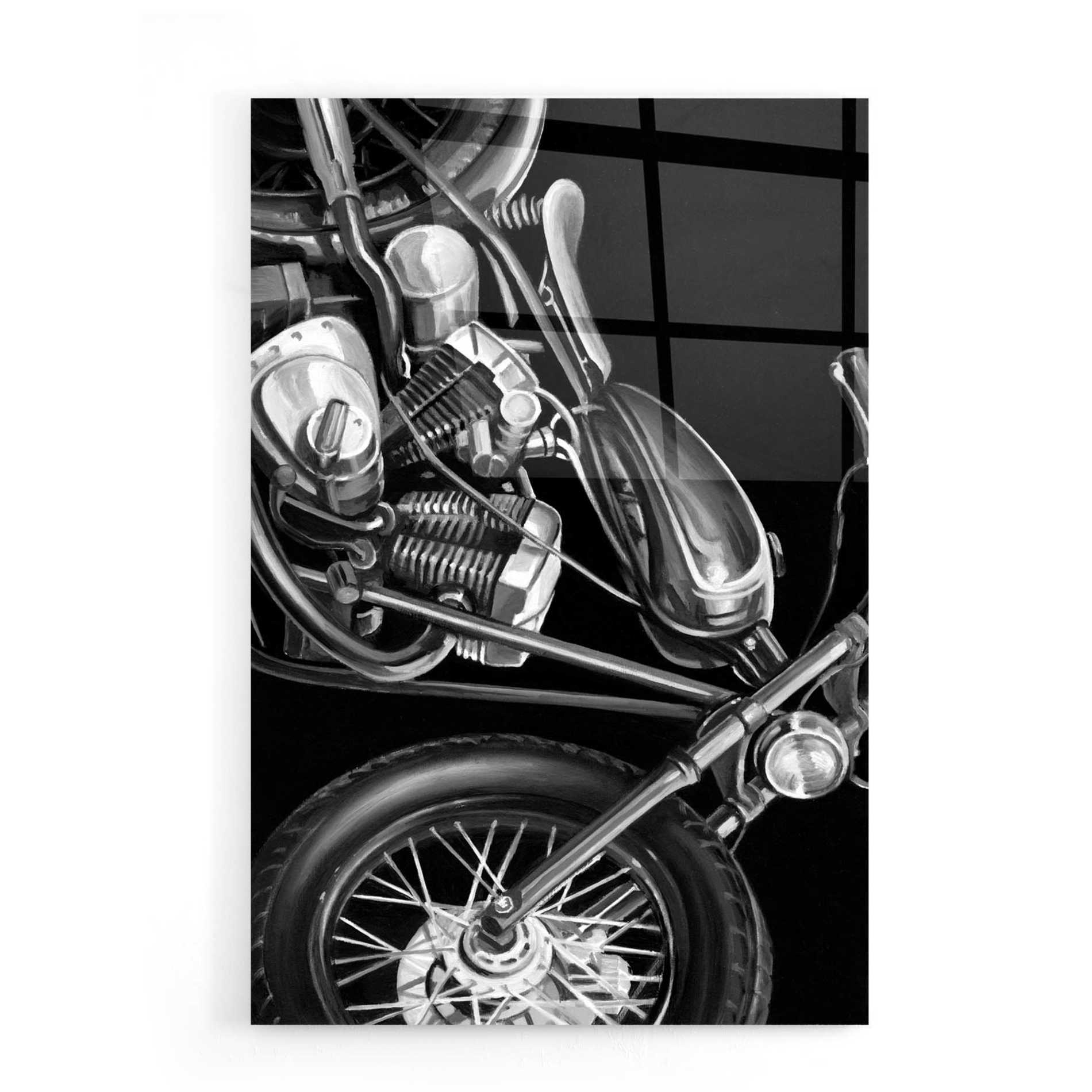 Epic Art 'Vintage Motorcycle I' by Ethan Harper, Acrylic Glass Wall Art,16x24
