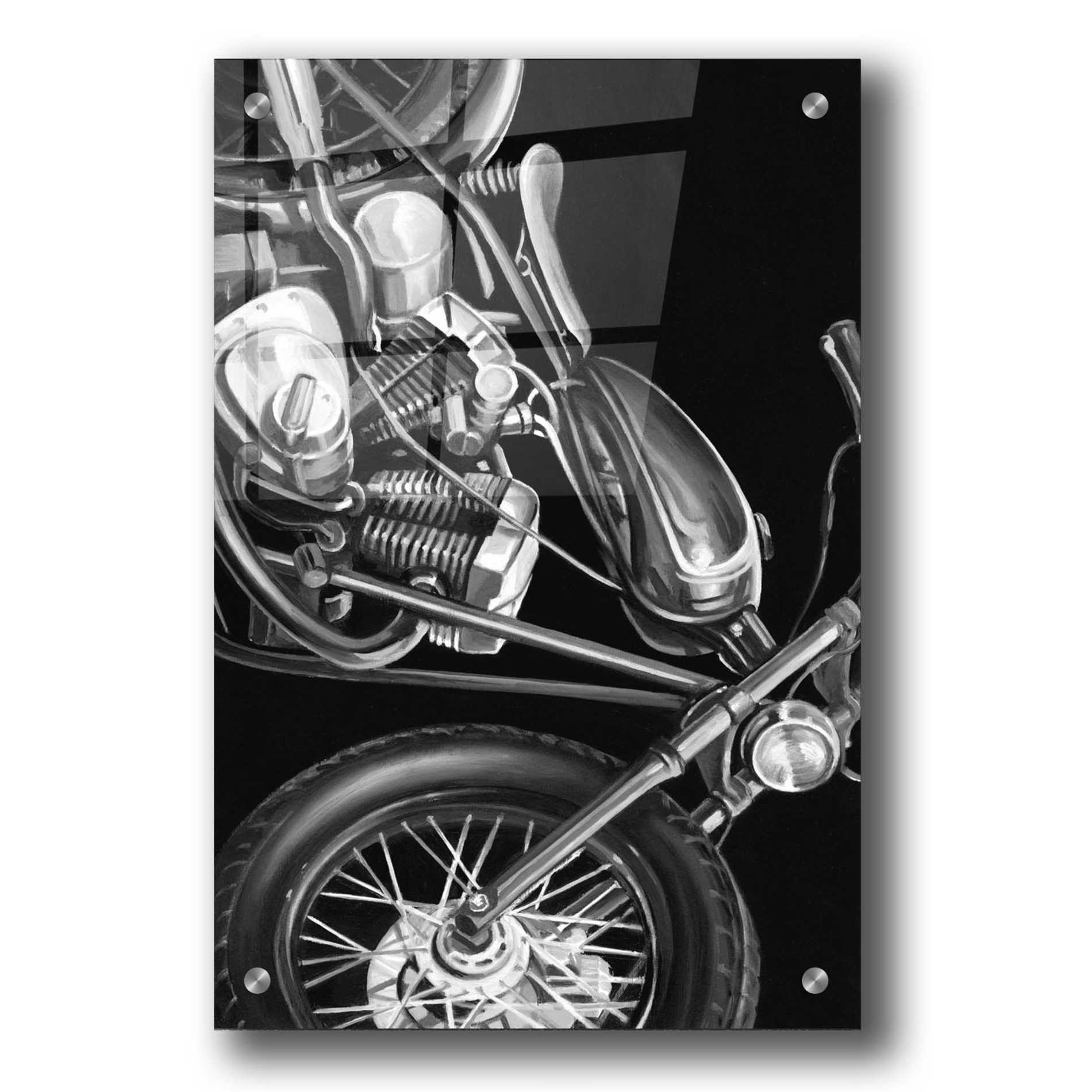 Epic Art 'Vintage Motorcycle I' by Ethan Harper, Acrylic Glass Wall Art,24x36