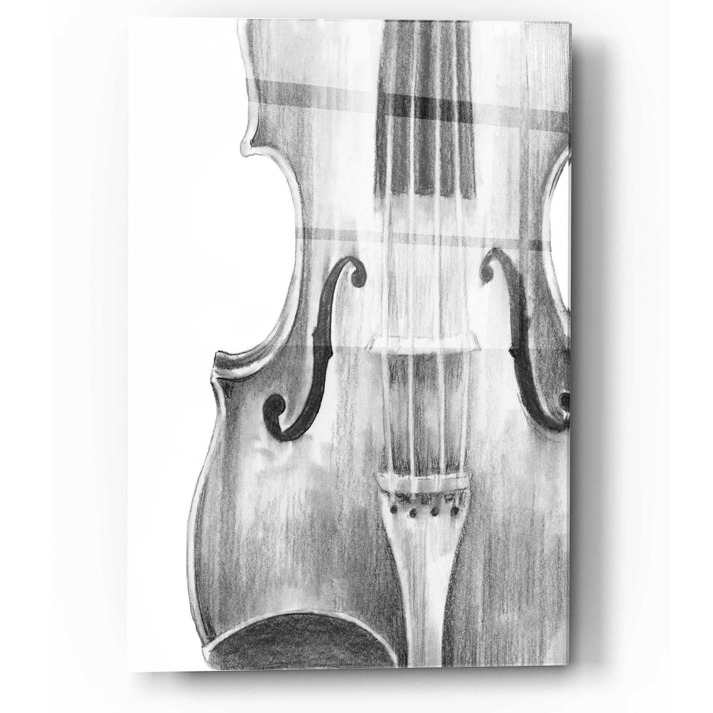 Epic Art 'Stringed Instrument Study I' by Ethan Harper, Acrylic Glass Wall Art,12x16