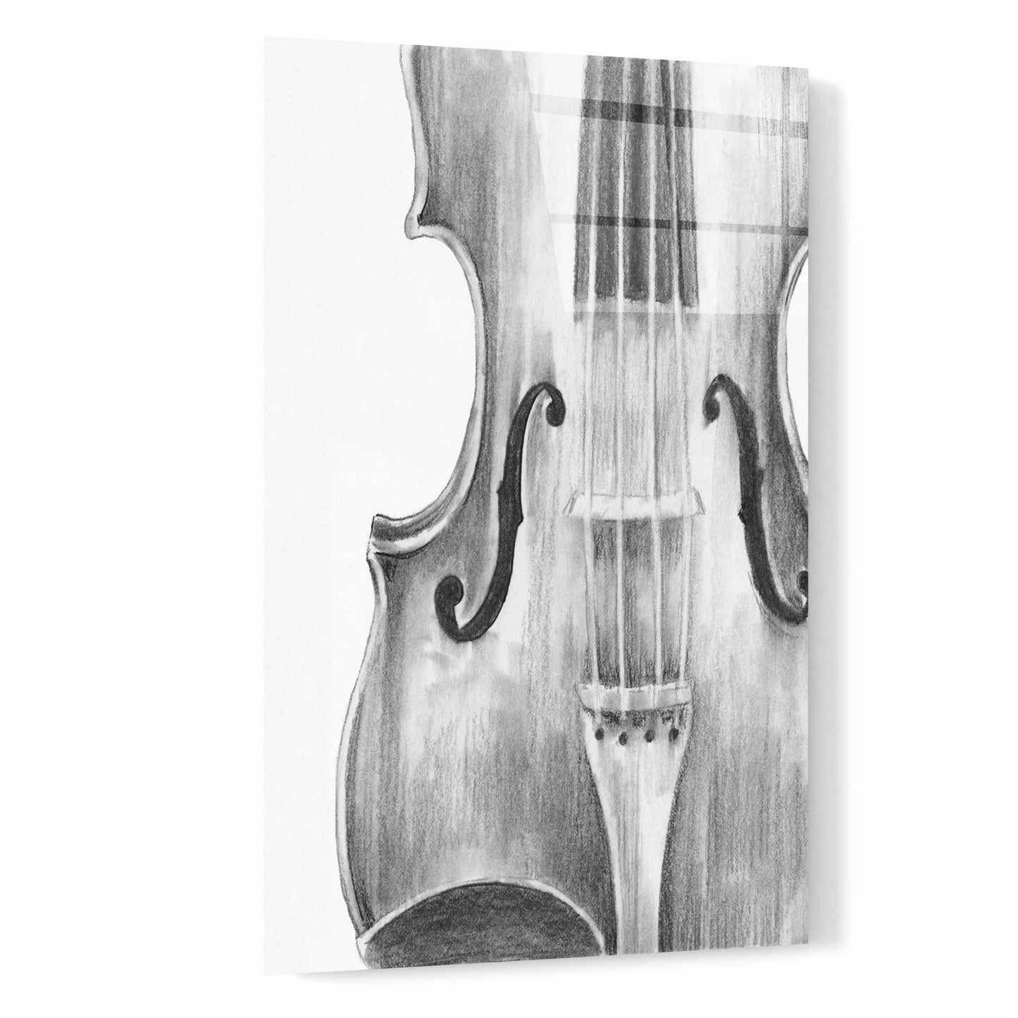 Epic Art 'Stringed Instrument Study I' by Ethan Harper, Acrylic Glass Wall Art,16x24