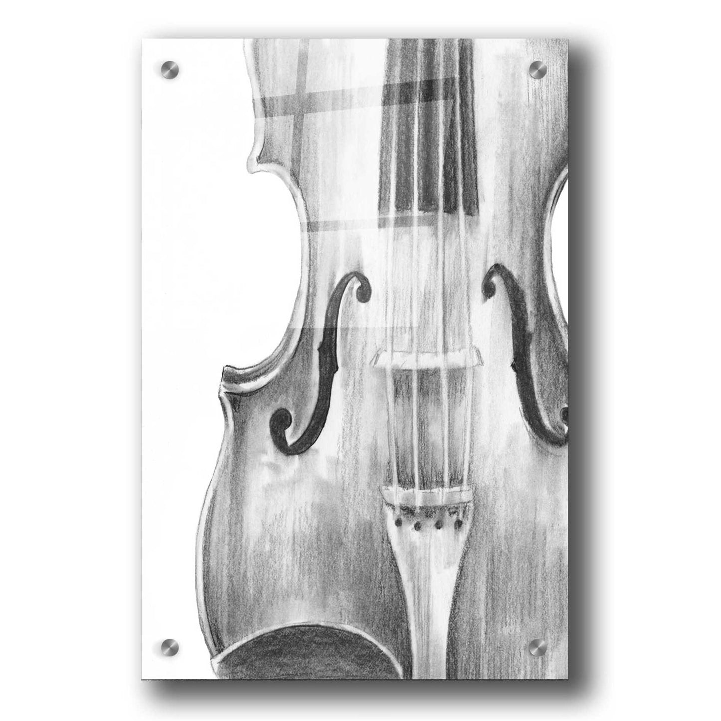 Epic Art 'Stringed Instrument Study I' by Ethan Harper, Acrylic Glass Wall Art,24x36