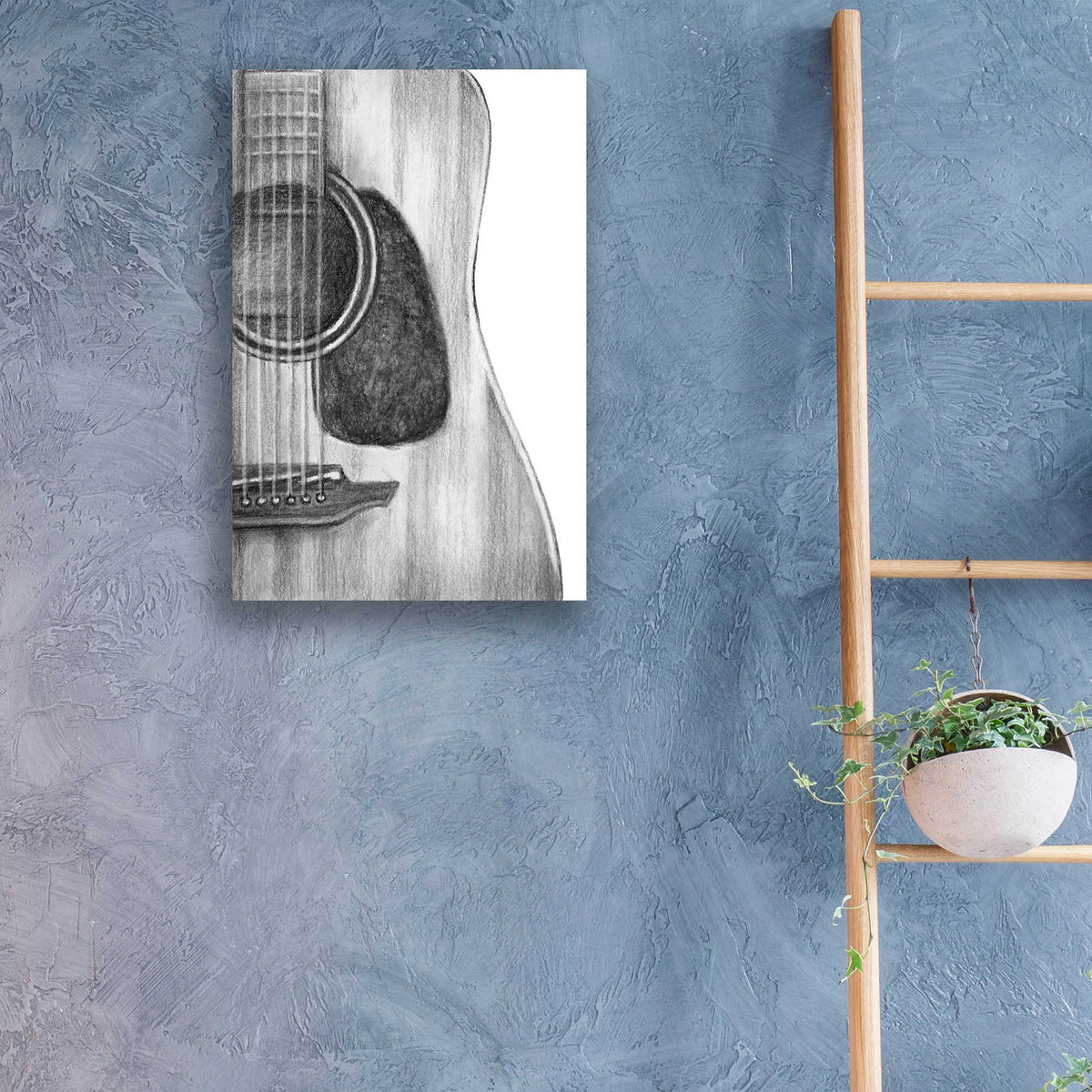 Epic Art 'Stringed Instrument Study III' by Ethan Harper, Acrylic Glass Wall Art,16x24