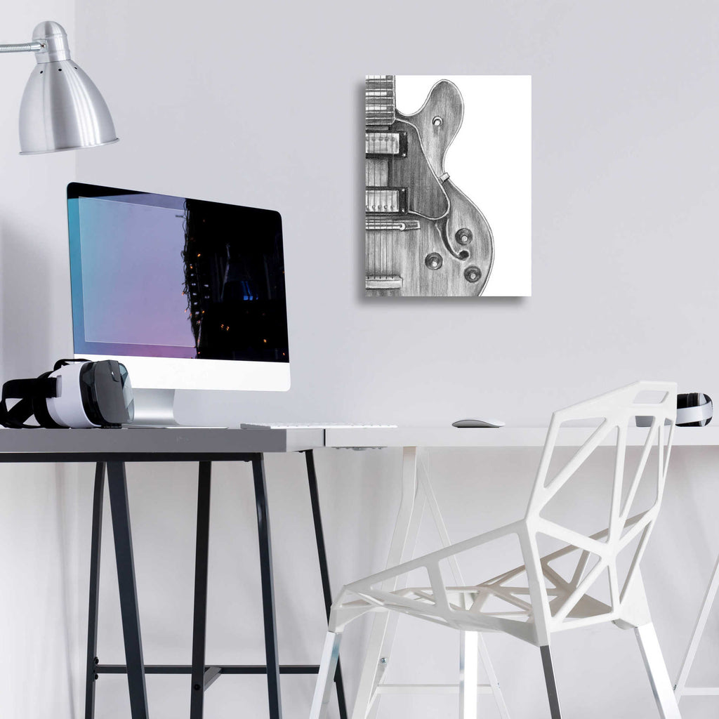 Epic Art 'Stringed Instrument Study IV' by Ethan Harper, Acrylic Glass Wall Art,12x16