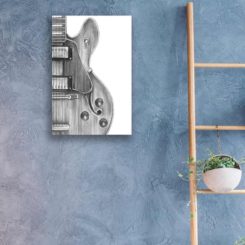 Epic Art 'Stringed Instrument Study IV' by Ethan Harper, Acrylic Glass Wall Art,16x24