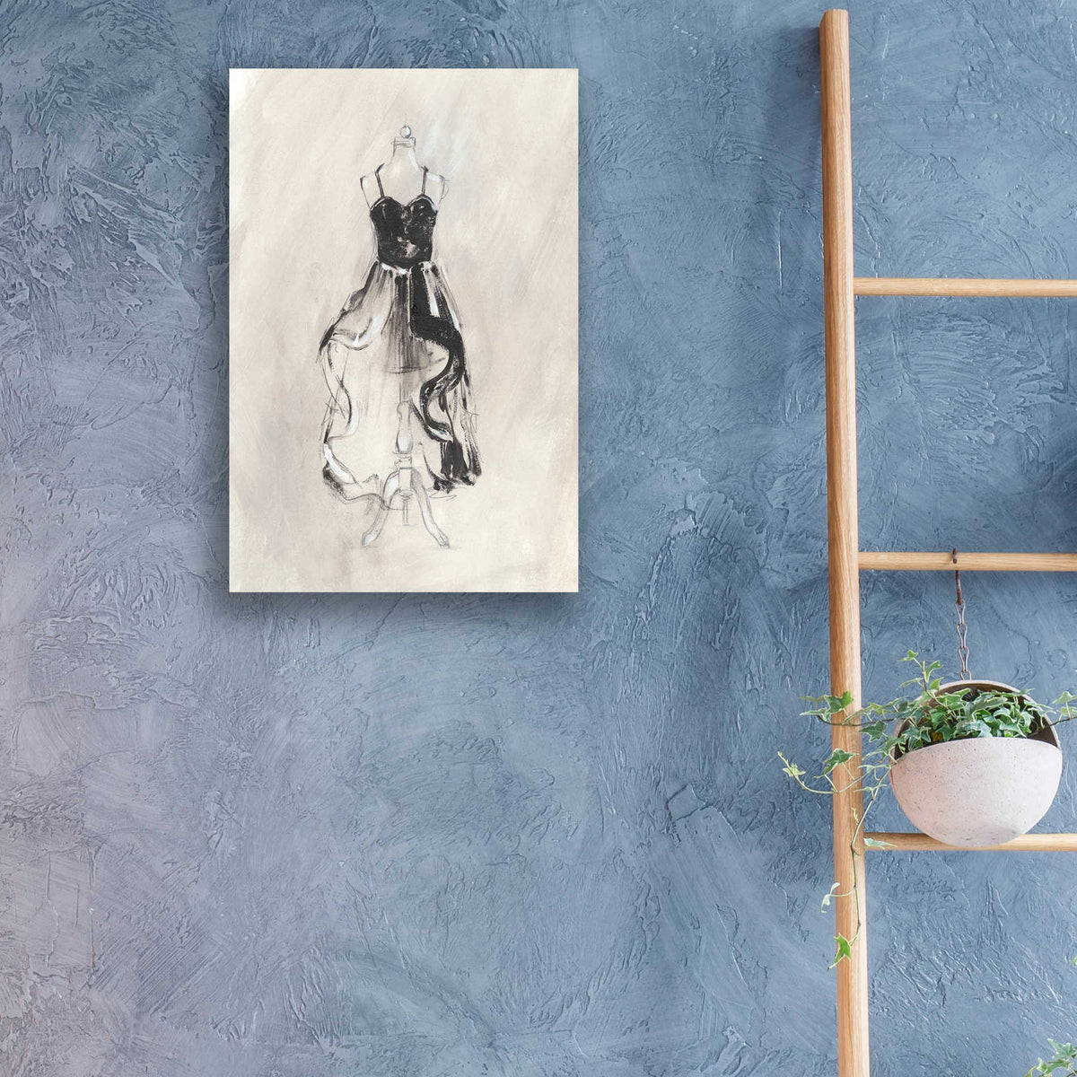 Epic Art 'Black Evening Gown II' by Ethan Harper, Acrylic Glass Wall Art,16x24