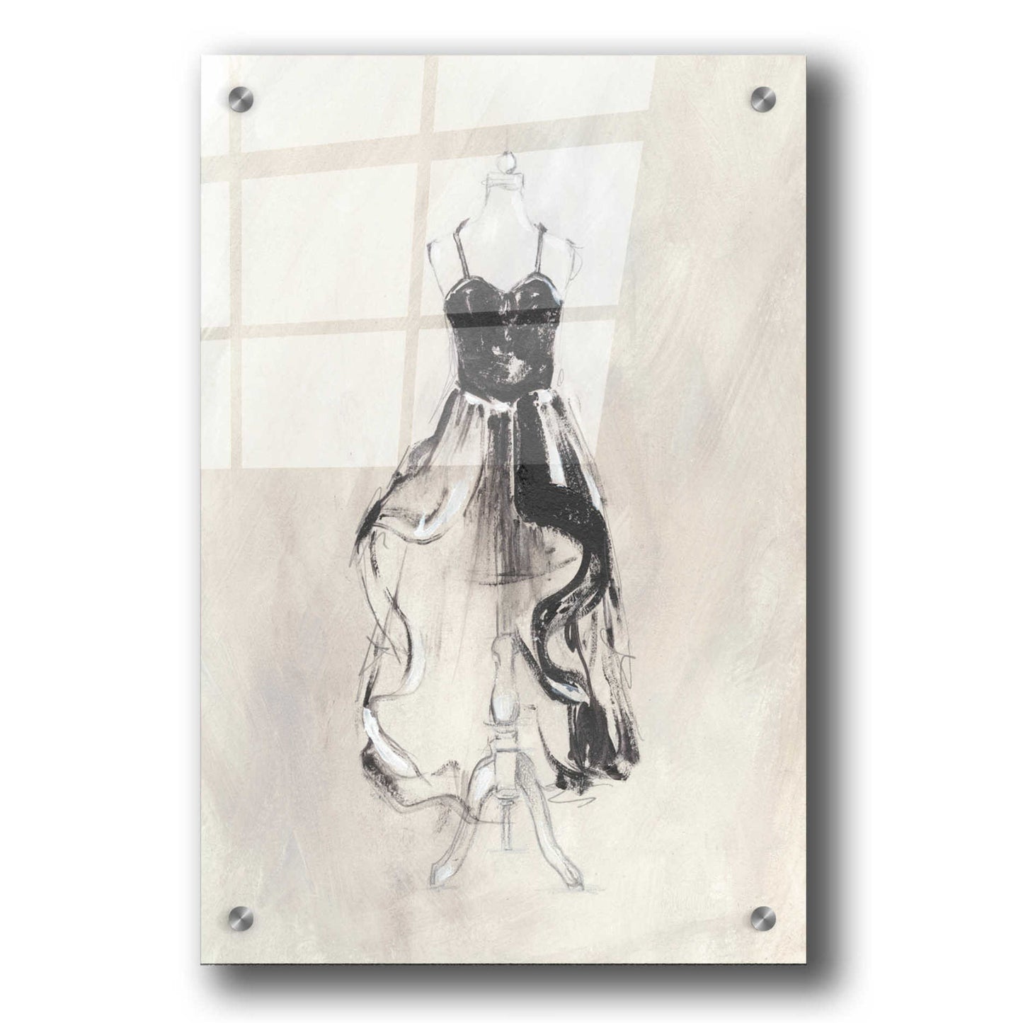 Epic Art 'Black Evening Gown II' by Ethan Harper, Acrylic Glass Wall Art,24x36