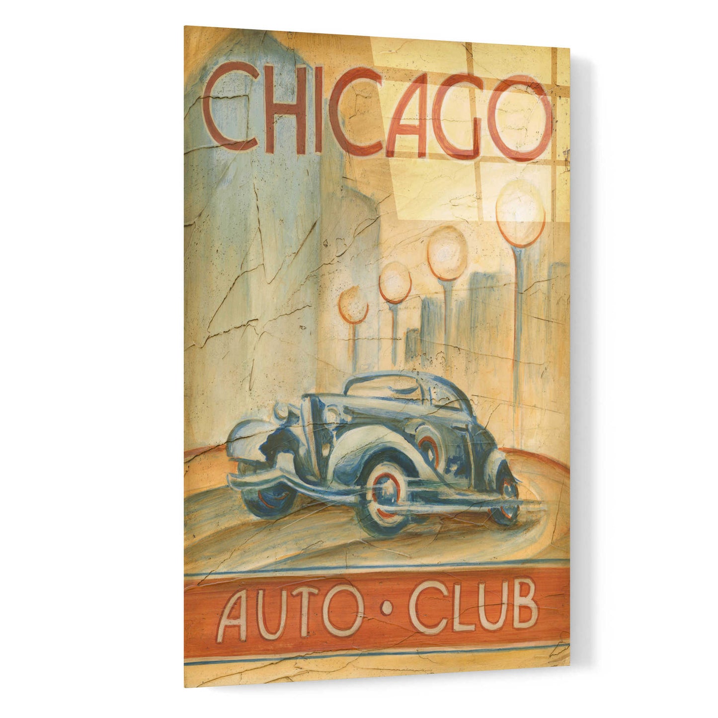 Epic Art 'Chicago Auto Club' by Ethan Harper, Acrylic Glass Wall Art,16x24