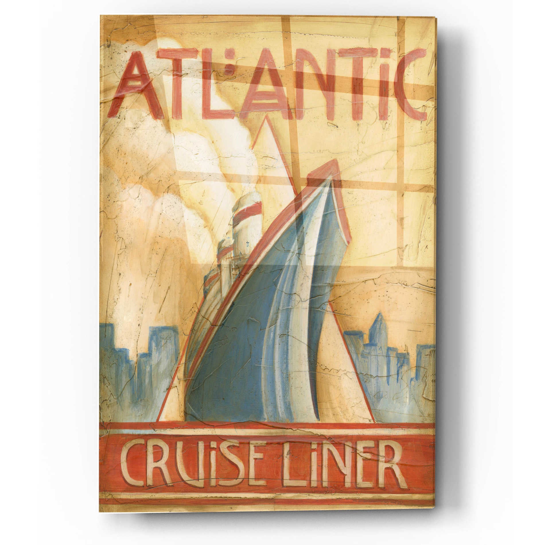 Epic Art 'Atlantic Cruise Liner' by Ethan Harper, Acrylic Glass Wall Art,12x16