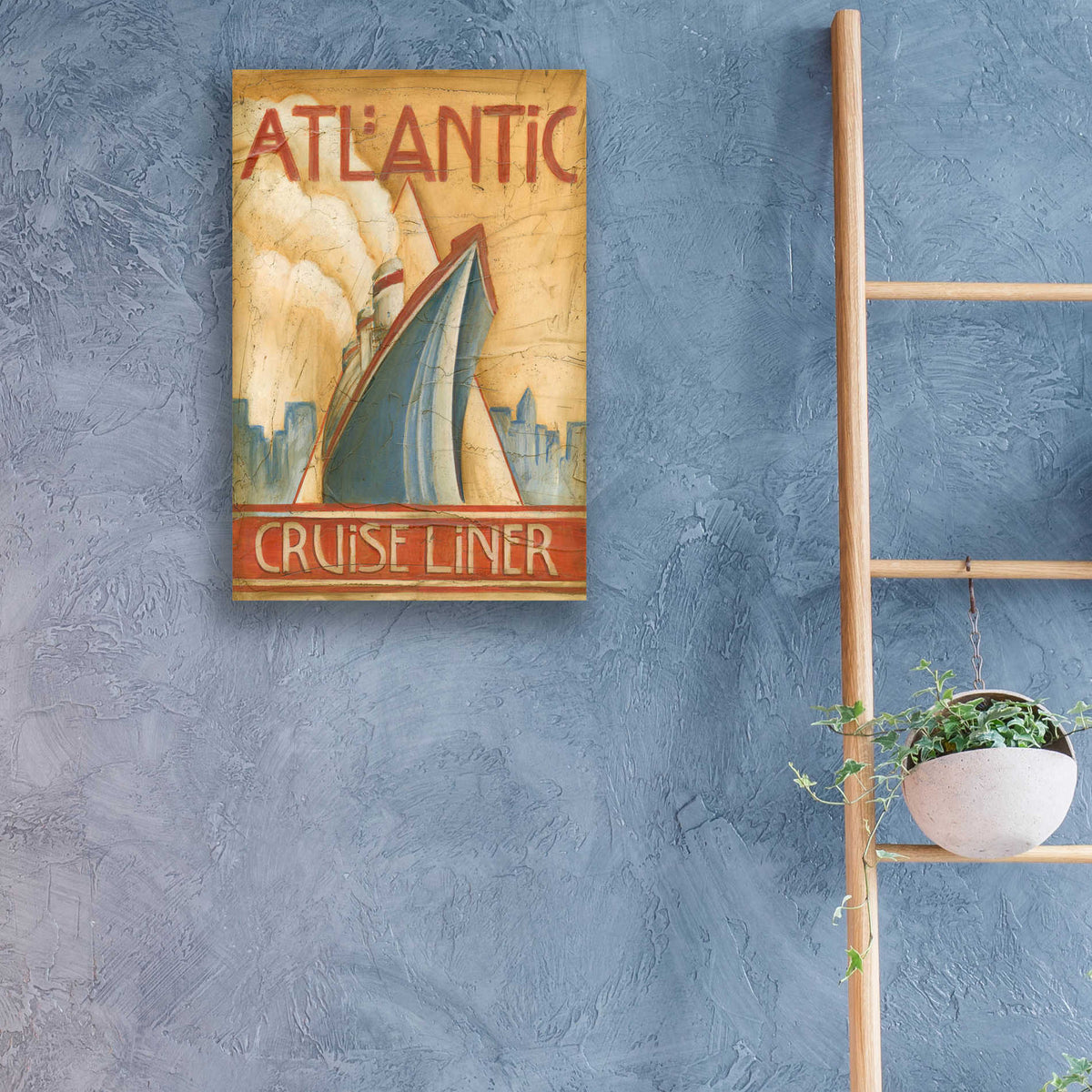 Epic Art 'Atlantic Cruise Liner' by Ethan Harper, Acrylic Glass Wall Art,16x24