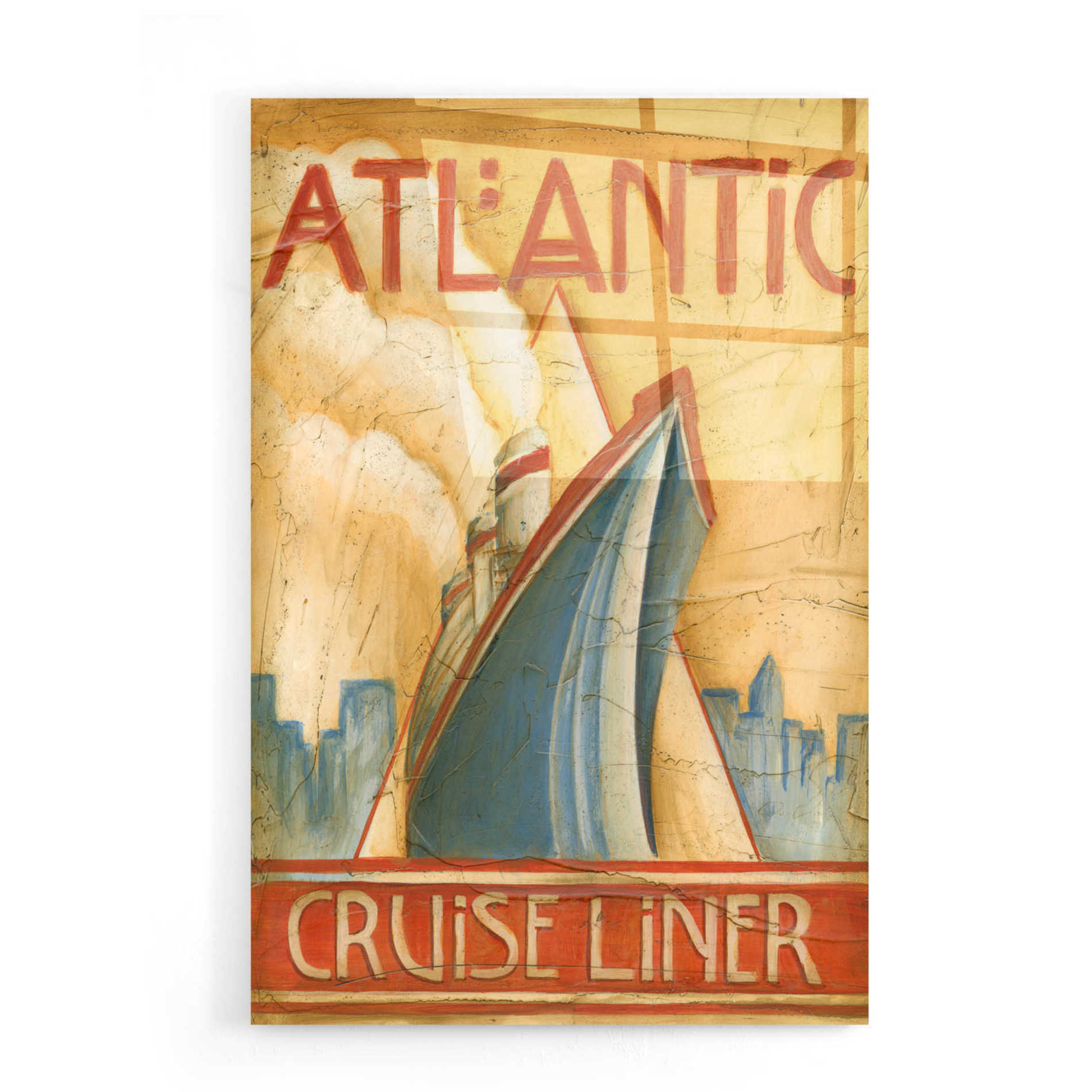Epic Art 'Atlantic Cruise Liner' by Ethan Harper, Acrylic Glass Wall Art,16x24