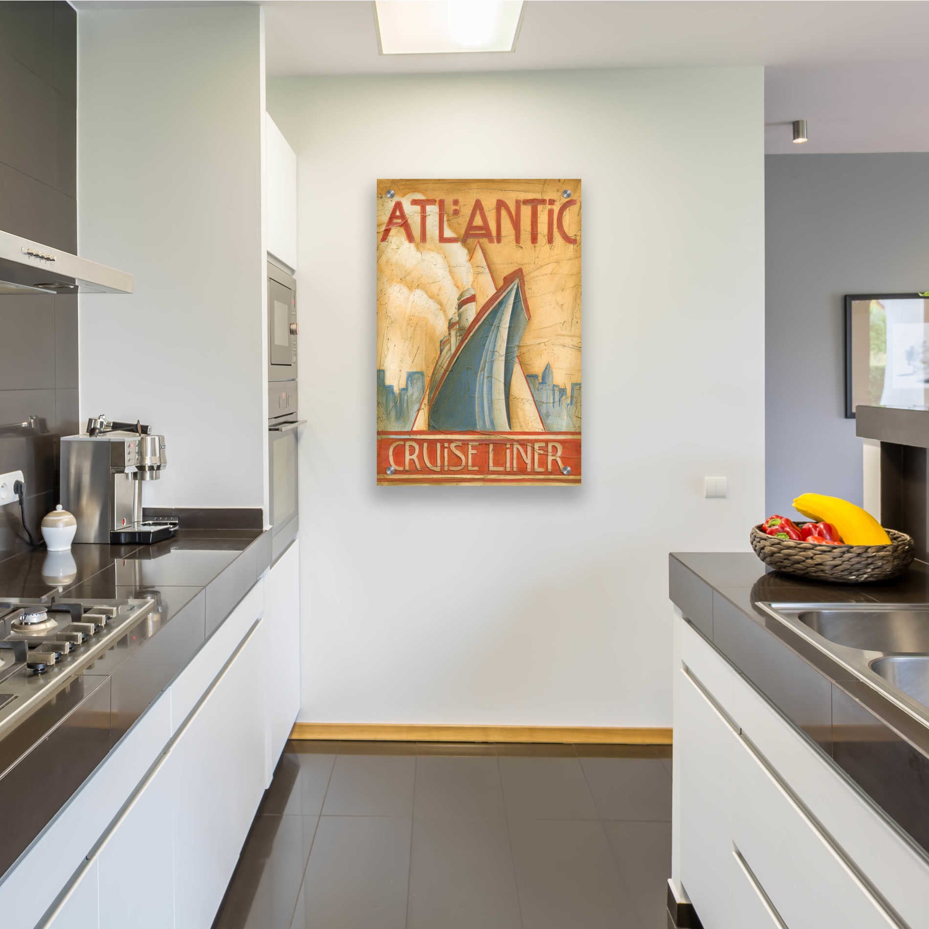 Epic Art 'Atlantic Cruise Liner' by Ethan Harper, Acrylic Glass Wall Art,24x36