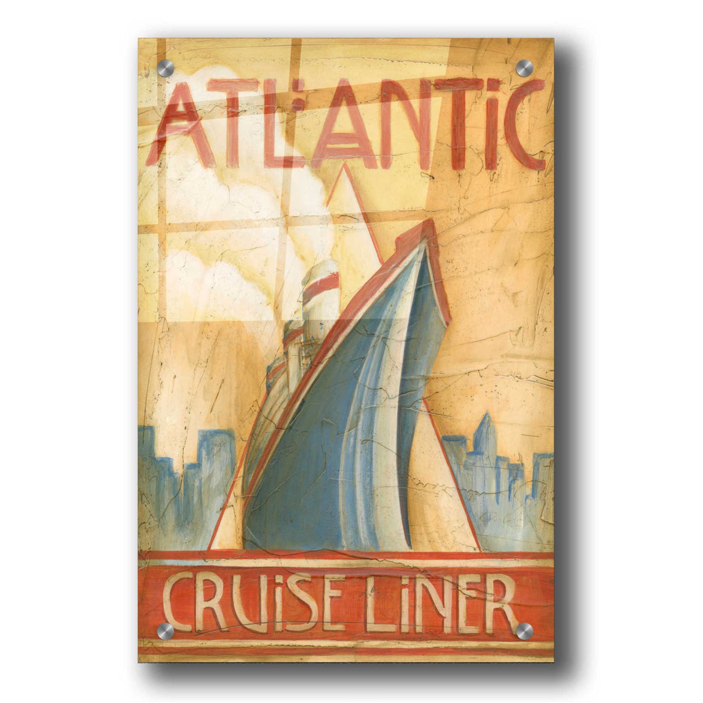 Epic Art 'Atlantic Cruise Liner' by Ethan Harper, Acrylic Glass Wall Art,24x36