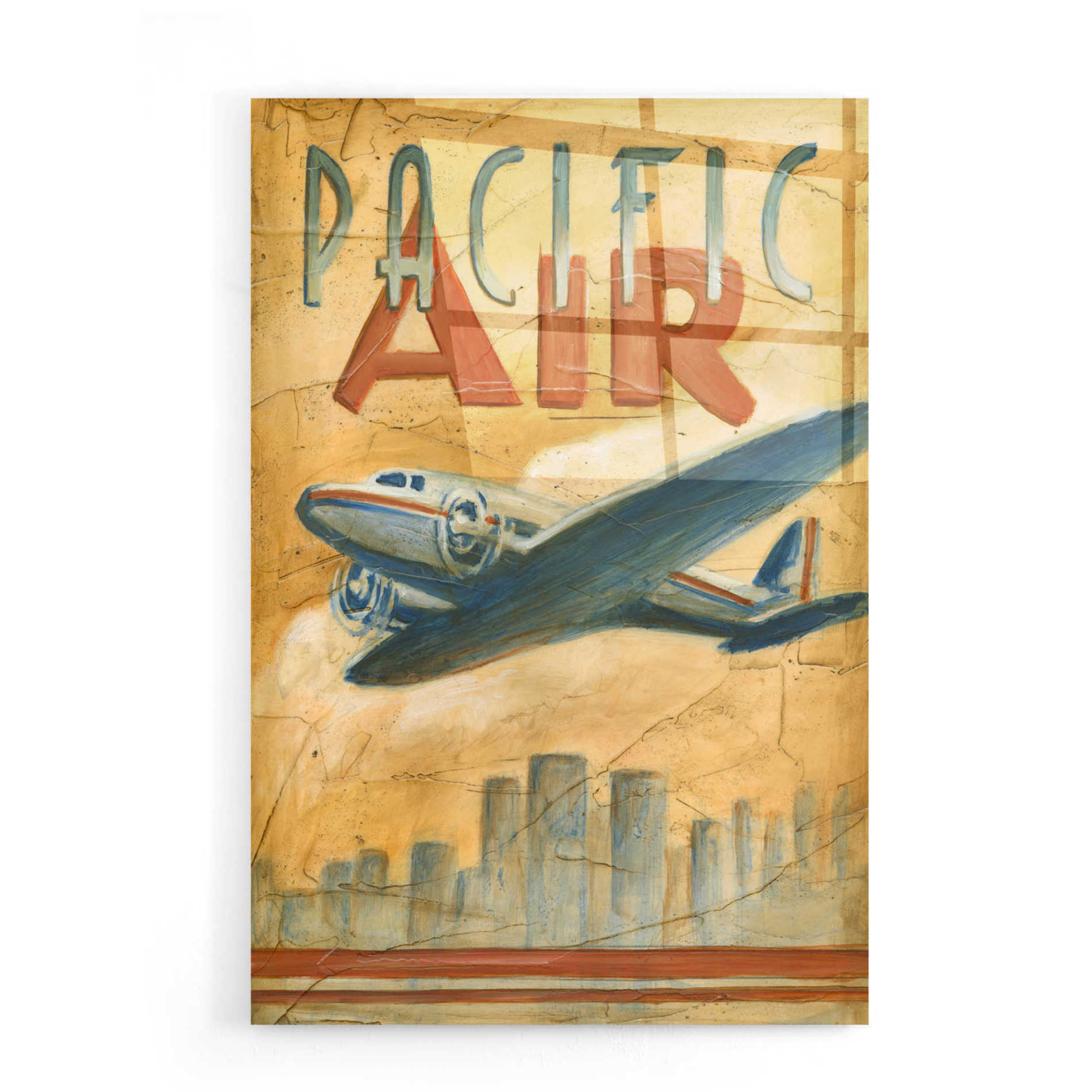 Epic Art 'Pacific Air' by Ethan Harper, Acrylic Glass Wall Art,16x24