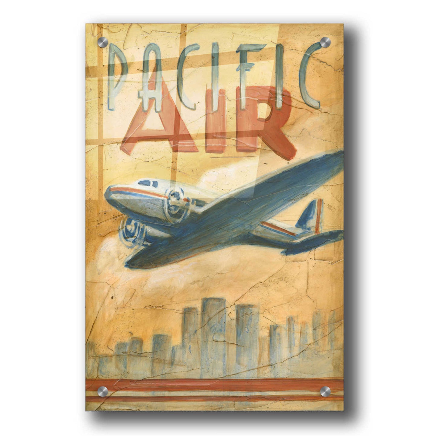 Epic Art 'Pacific Air' by Ethan Harper, Acrylic Glass Wall Art,24x36